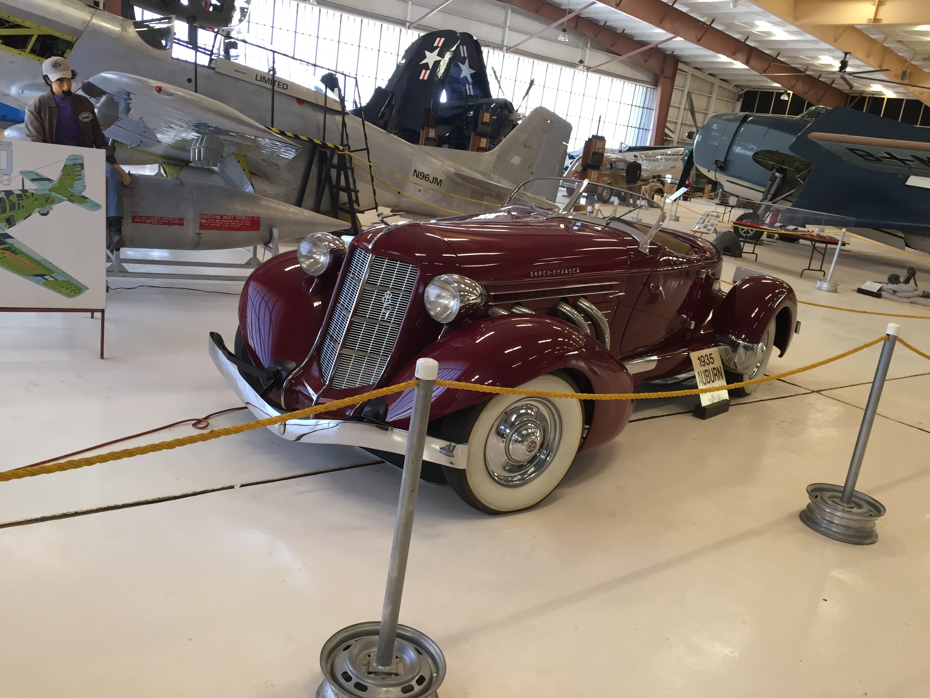 A 1935 Auburn, shiny as new!