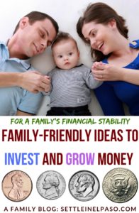 The post discusses some family friendly ideas to invest and grow money. #StockMarket #Robinhood #Stocks #Investment #Money