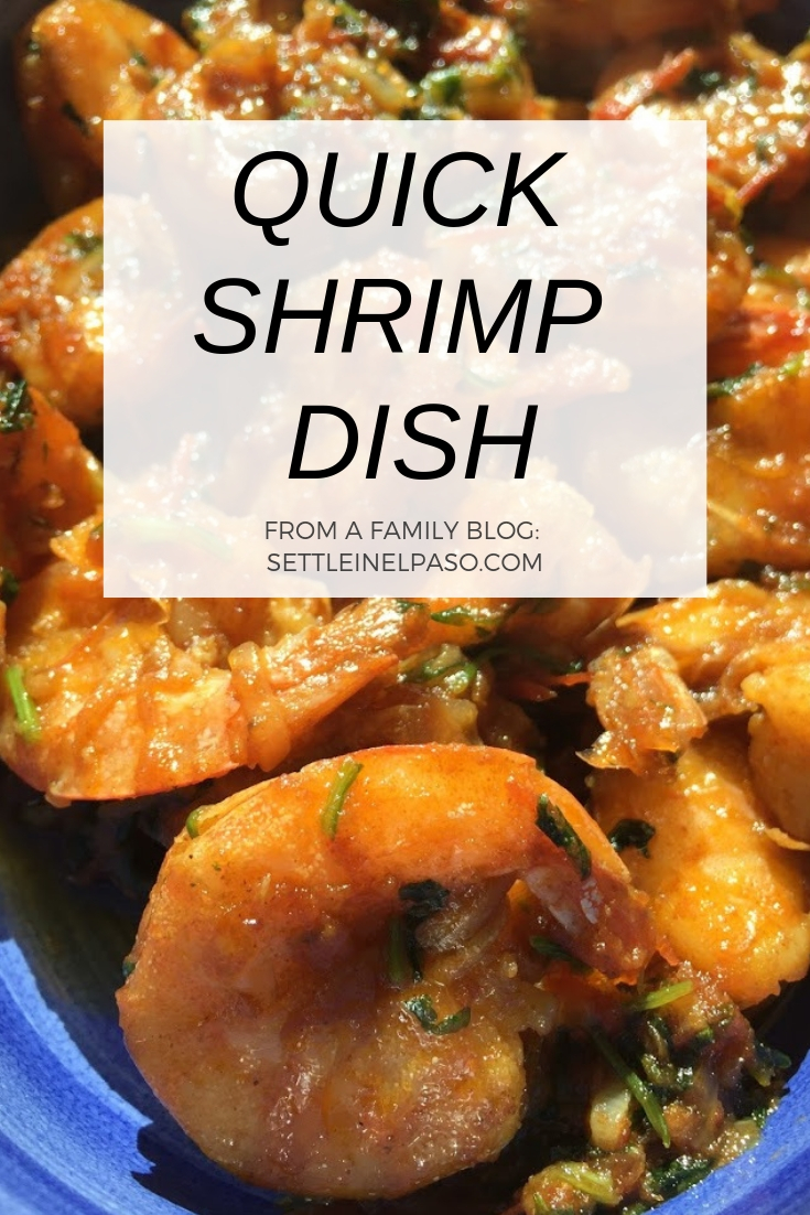 A quick shrimp dish recipe. Great for dinner. #recipes