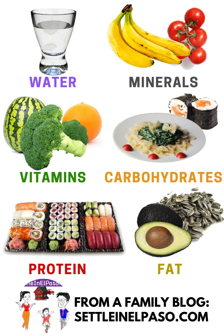 Six groups of food nutrients with pictures. #food #parenting #healthyfood #health #healthtips