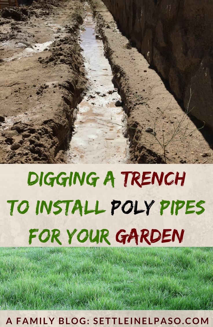 How to dig a trench without a trencher — A Family Blog