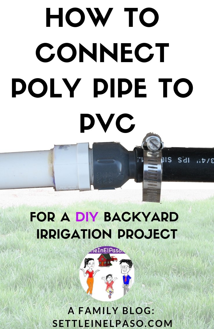 How To Connect Poly Pipe To Pvc For Garden Irrigation