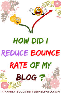 The post describes how can one reduced bounce rate of a blog site. #bouncerate #blogging #bloggingtutorial