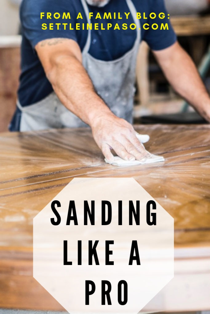 How to sand wood DIY tips for woodworking — A Family Blog