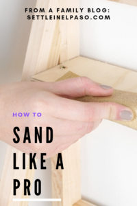 Top tips on how to sand wood