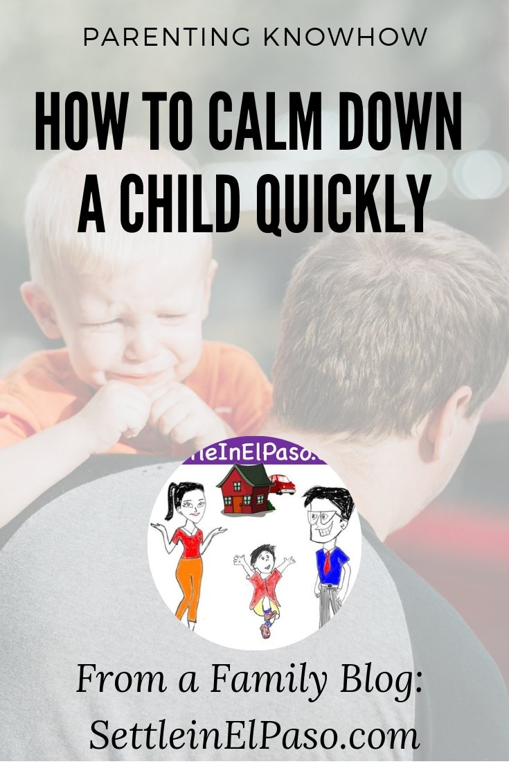 How to calm down a child during a tantrum episode