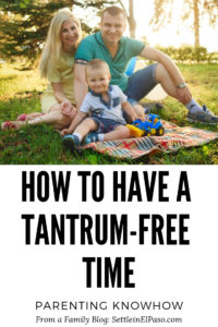 Having a tantrum-free time requires planning. The article contain tips to calm down a child when there are signs of tantrum. #parenting How to calm down a child